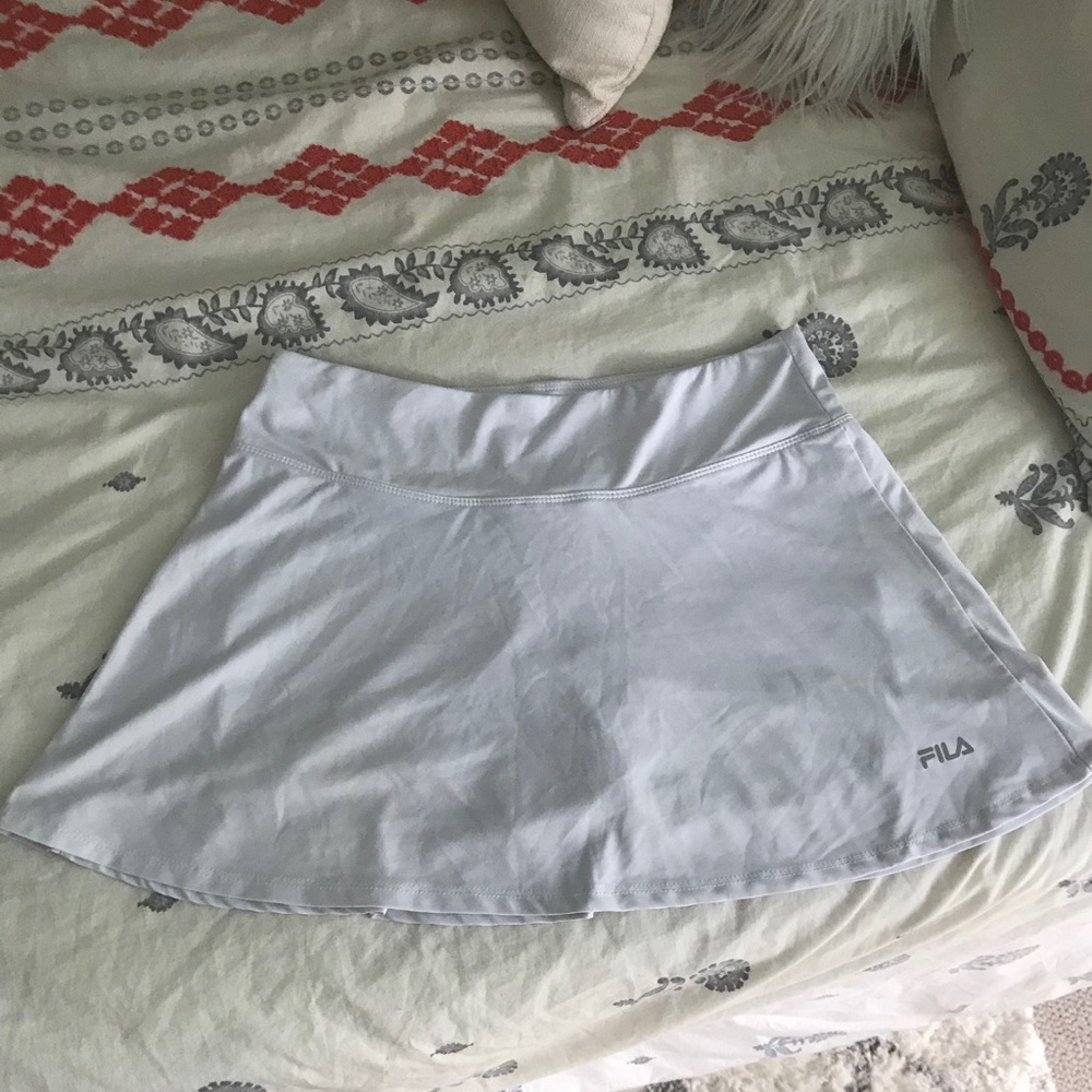 White FILA Tennis Skort